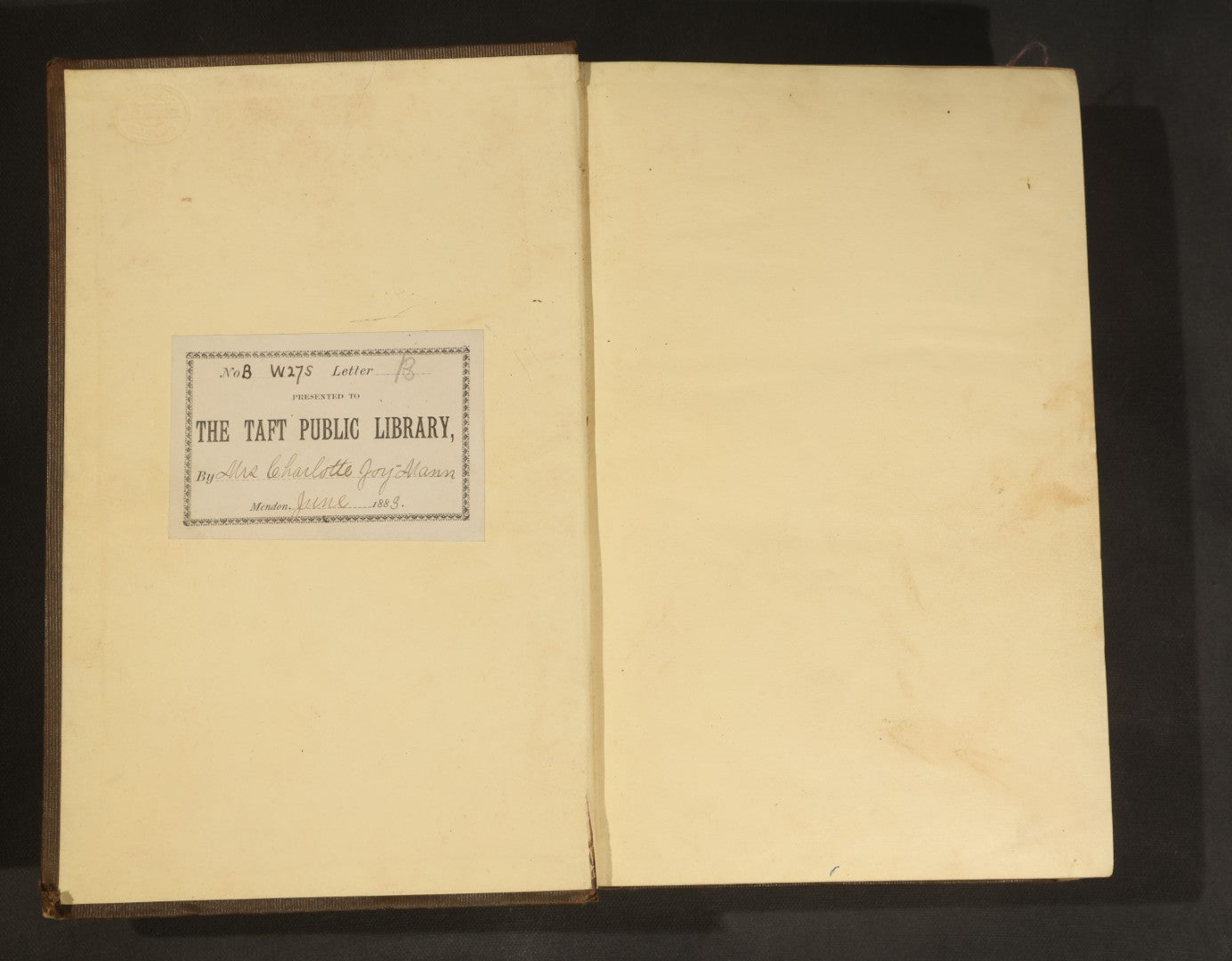 "The Life of George Washington" Antique Book by Jared Sparks, with Mount Vernon Frontispiece Engraving, Published by Ferdinand Andrews, Boston, Massachusetts, 1839