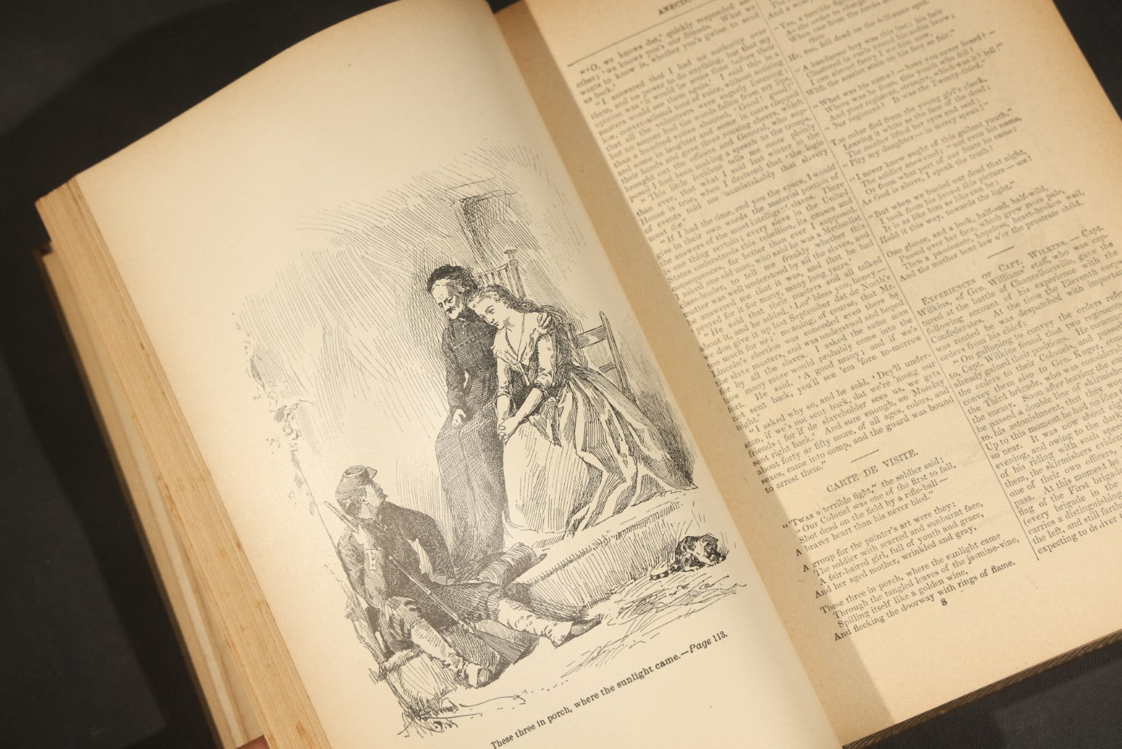 "The Civil War in Song and Story, 1860-1865" Antique Civil War Book by Frank Moore, Published by P.F. Collier, 1889, Illustrated