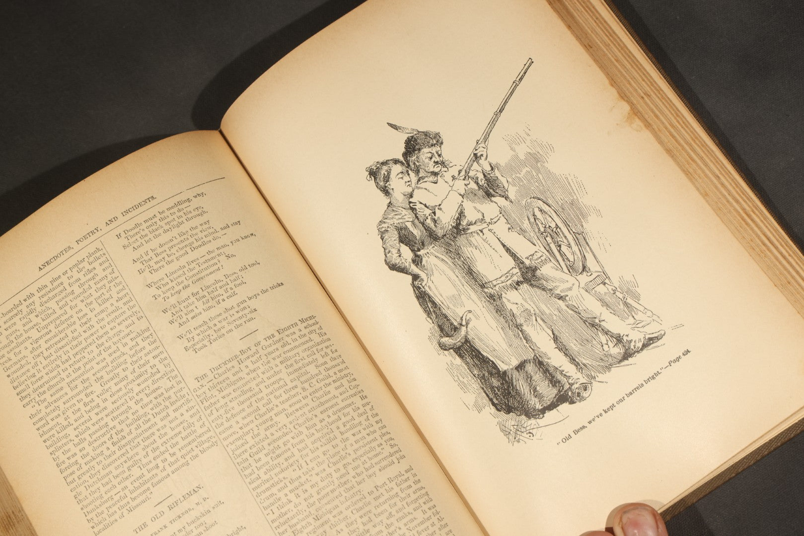 "The Civil War in Song and Story, 1860-1865" Antique Civil War Book by Frank Moore, Published by P.F. Collier, 1889, Illustrated