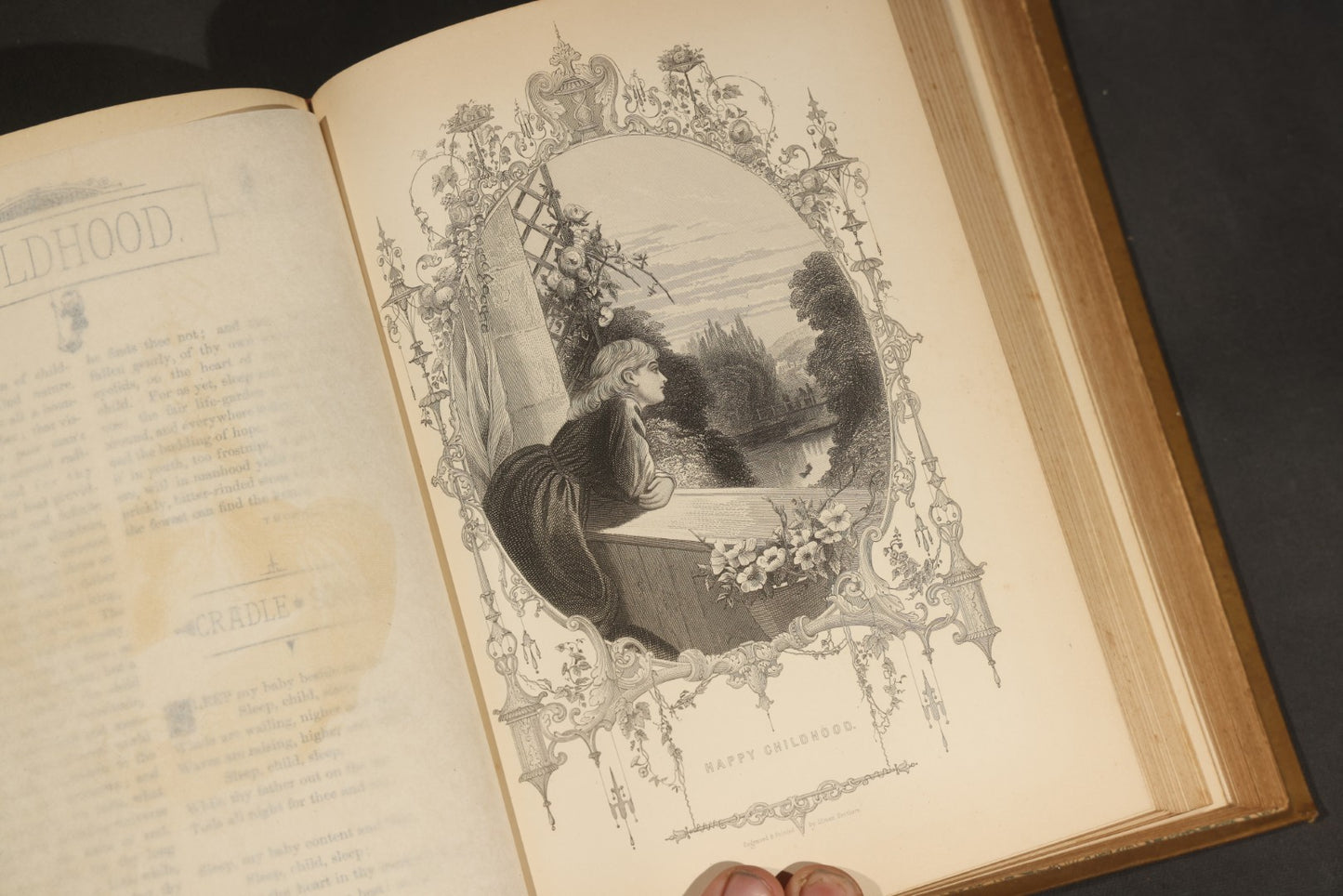 "The Life of Man in His Voyage Through the Four Seasons" Antique Illustrated Book by Rev. J. Thomas Ziegler, with Chromolithograph and Engraved Plates, Published by P.W. Ziegler & Co., Philadelphia, Pennsylvania, and Chicago, Illinois, 1885