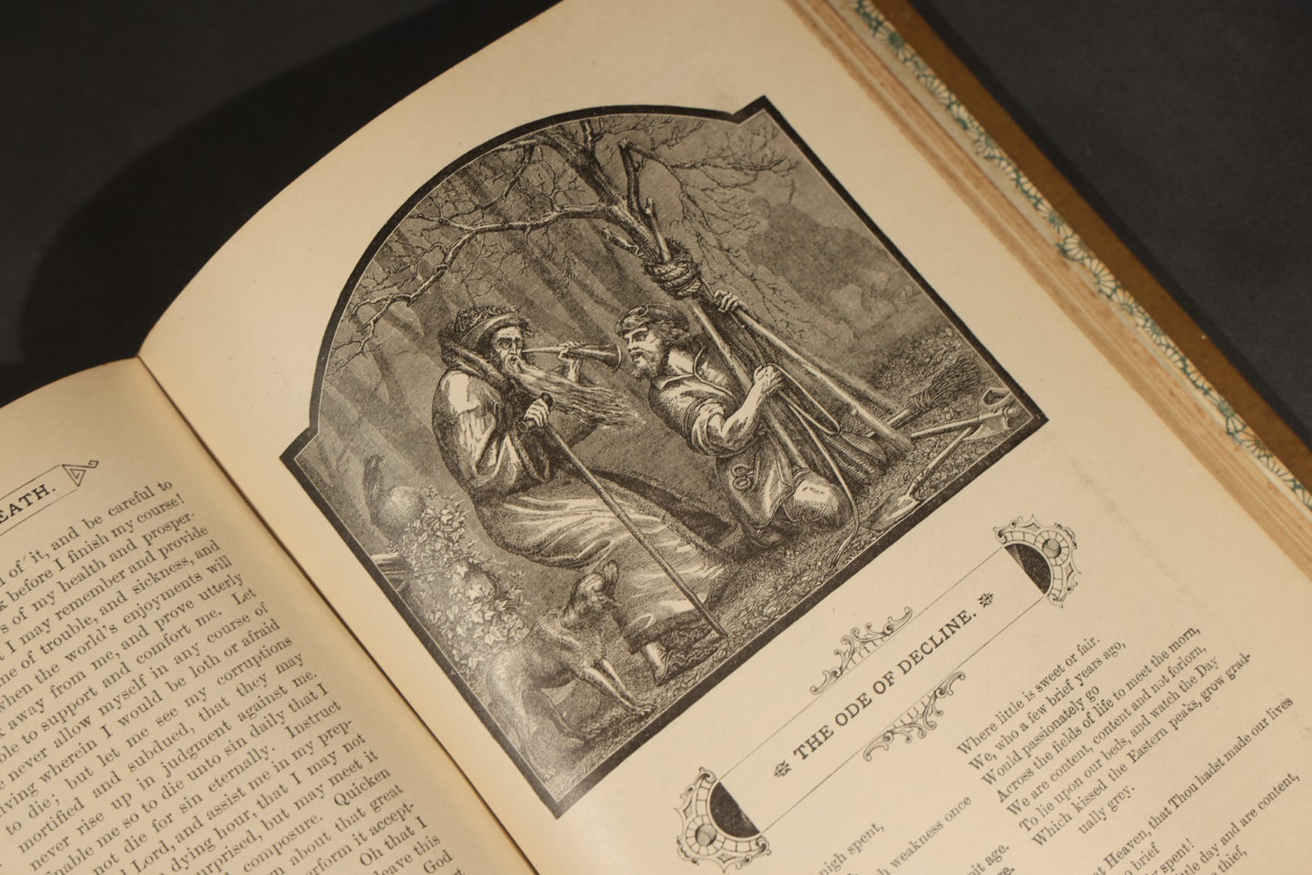 "The Life of Man in His Voyage Through the Four Seasons" Antique Illustrated Book by Rev. J. Thomas Ziegler, with Chromolithograph and Engraved Plates, Published by P.W. Ziegler & Co., Philadelphia, Pennsylvania, and Chicago, Illinois, 1885