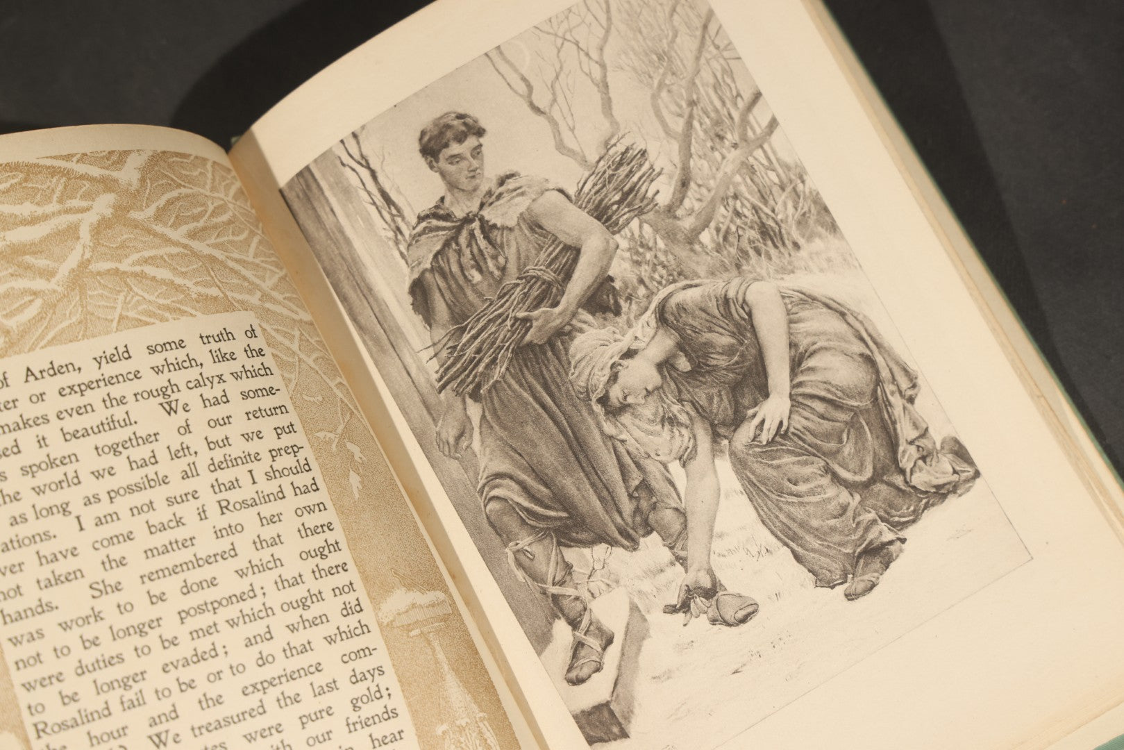 "In the Forest of Arden" Antique Book by Hamilton Wright Mabie, Decorated by Will H. Low, Published by Dodd, Mead and Company, New York, 1906