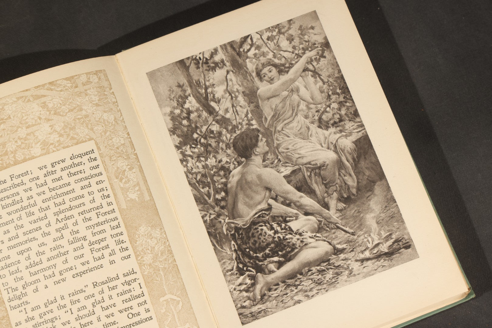 "In the Forest of Arden" Antique Book by Hamilton Wright Mabie, Decorated by Will H. Low, Published by Dodd, Mead and Company, New York, 1906