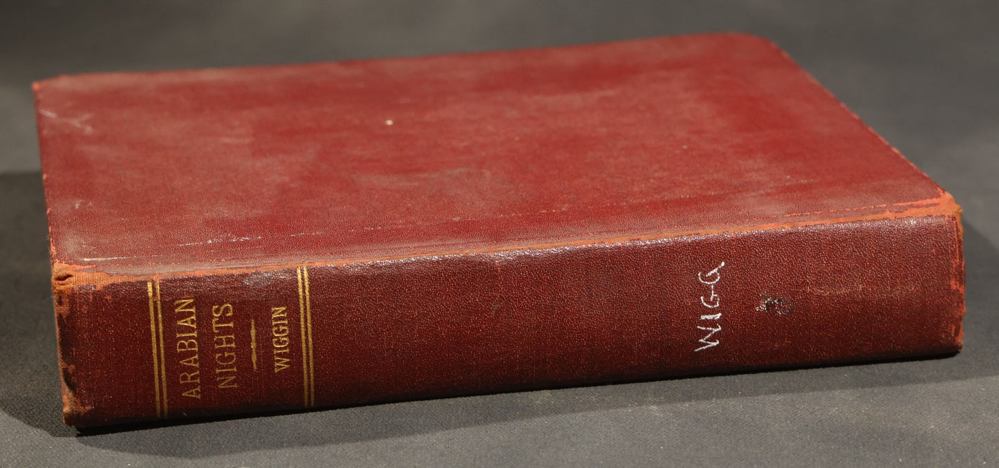 "The Arabian Nights: Their Best-Known Tales" Antique Book Edited by Kate Douglas Wiggin and Nora A. Smith, Illustrated by Maxfield Parrish, Published by Charles Scribner's Sons, New York, 1925