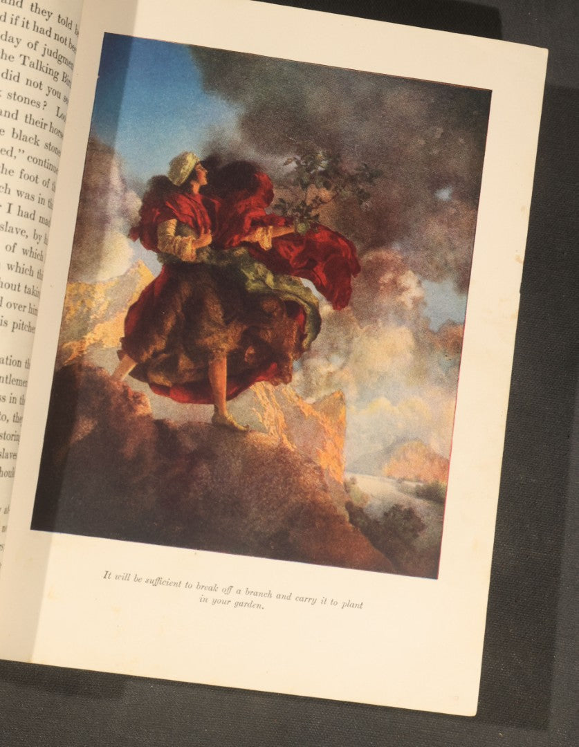 "The Arabian Nights: Their Best-Known Tales" Antique Book Edited by Kate Douglas Wiggin and Nora A. Smith, Illustrated by Maxfield Parrish, Published by Charles Scribner's Sons, New York, 1925