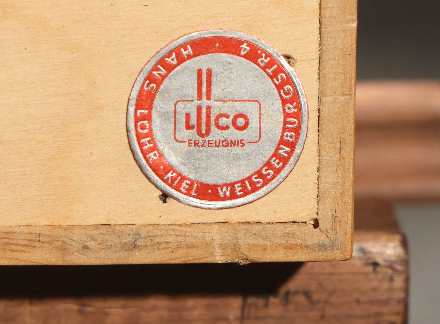 Vintage Entomology Specimen Display of Hawk Moths and Sphinx Moths from Various Localities, in Glass-Front Wood Cabinet with Hans Luhr Label, Kiel, Germany