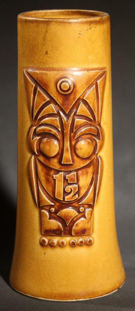 Vintage Pub Tiki Ceramic Tiki Mug with Stylized Owl Face, Philadelphia, Pennsylvania