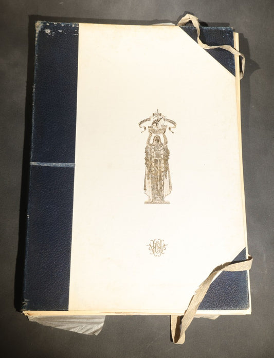 Antique "Paris" Illustrated Folio, Japan Edition, Section IV, with Color Plates, Circa 1900