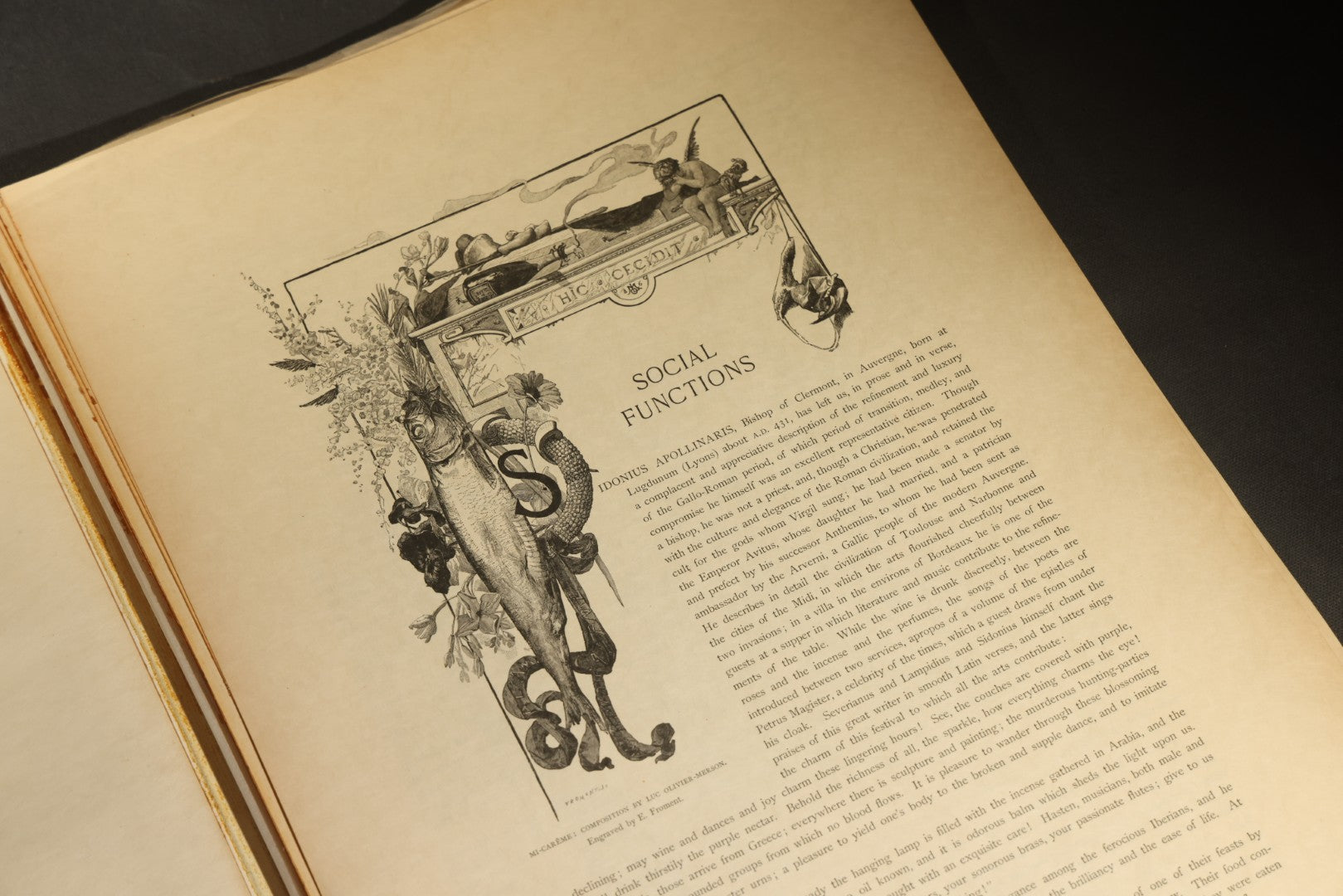 Antique "Paris" Illustrated Folio, Japan Edition, Section IV, with Color Plates, Circa 1900