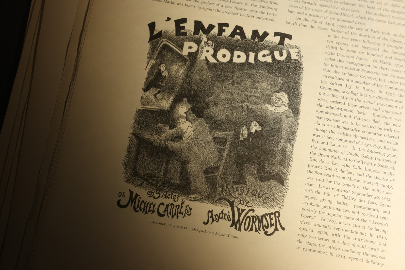 Antique "Paris" Illustrated Folio, Japan Edition, Section IV, with Color Plates, Circa 1900