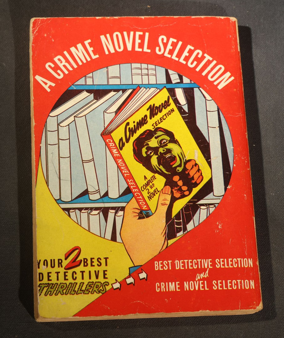 "Strangler's Holiday" Vintage Crime Novel Selection no. 25 Paperback by Kurt Steel, Published by Select Publications, Inc., New York, with Painted Cover Illustration of a Strangling Scene