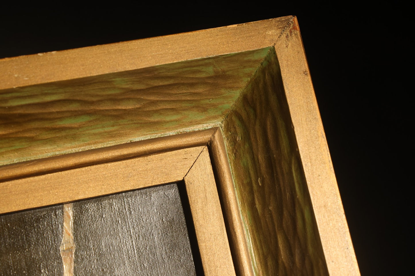 Antique Oil Painting on Canvas, Portrait of an Elderly Fisherman with Pole, Pipe, and Spectacles, Signed H.P.K. Hanson, 1912, Framed