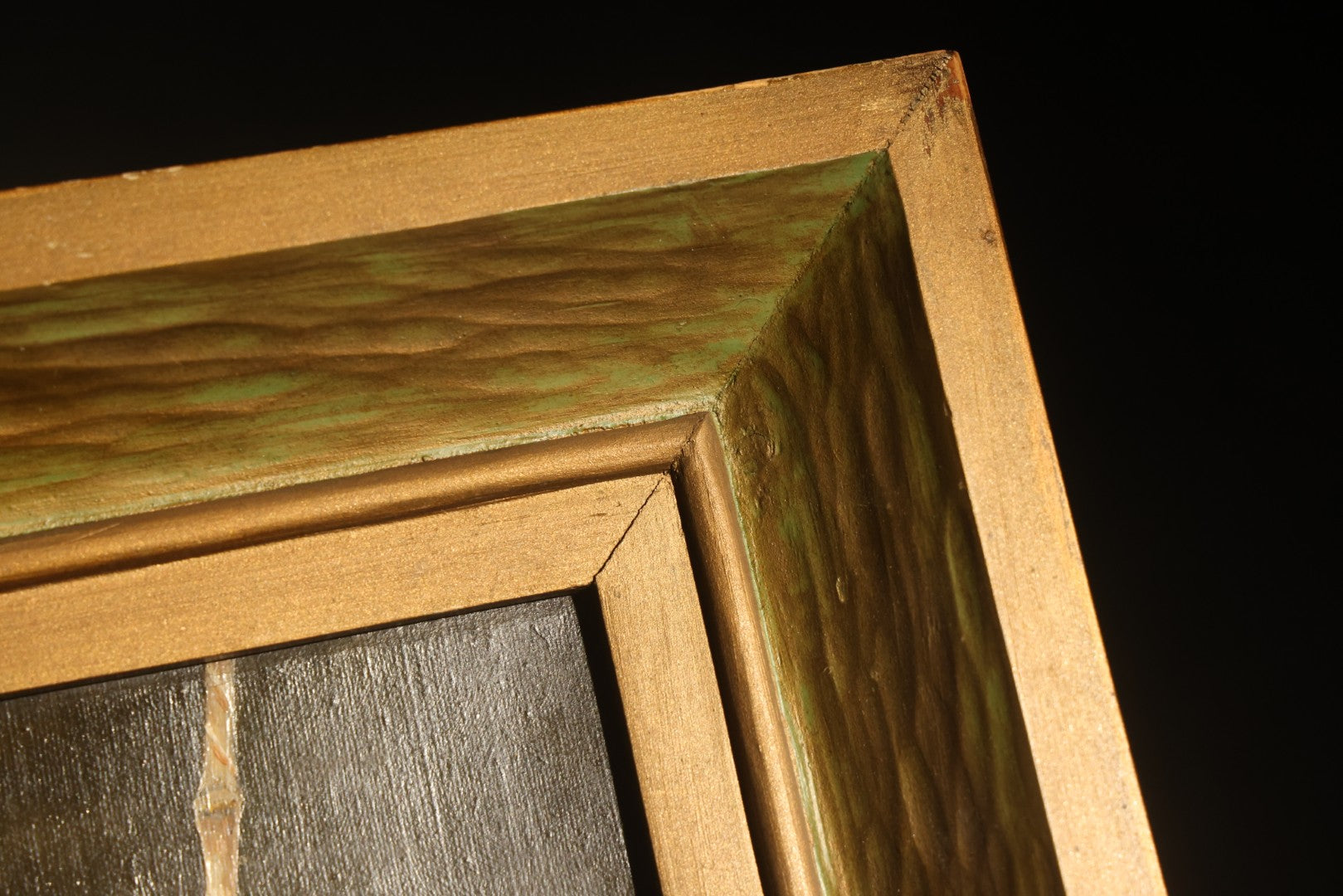 Antique Oil Painting on Canvas, Portrait of an Elderly Fisherman with Pole, Pipe, and Spectacles, Signed H.P.K. Hanson, 1912, Framed