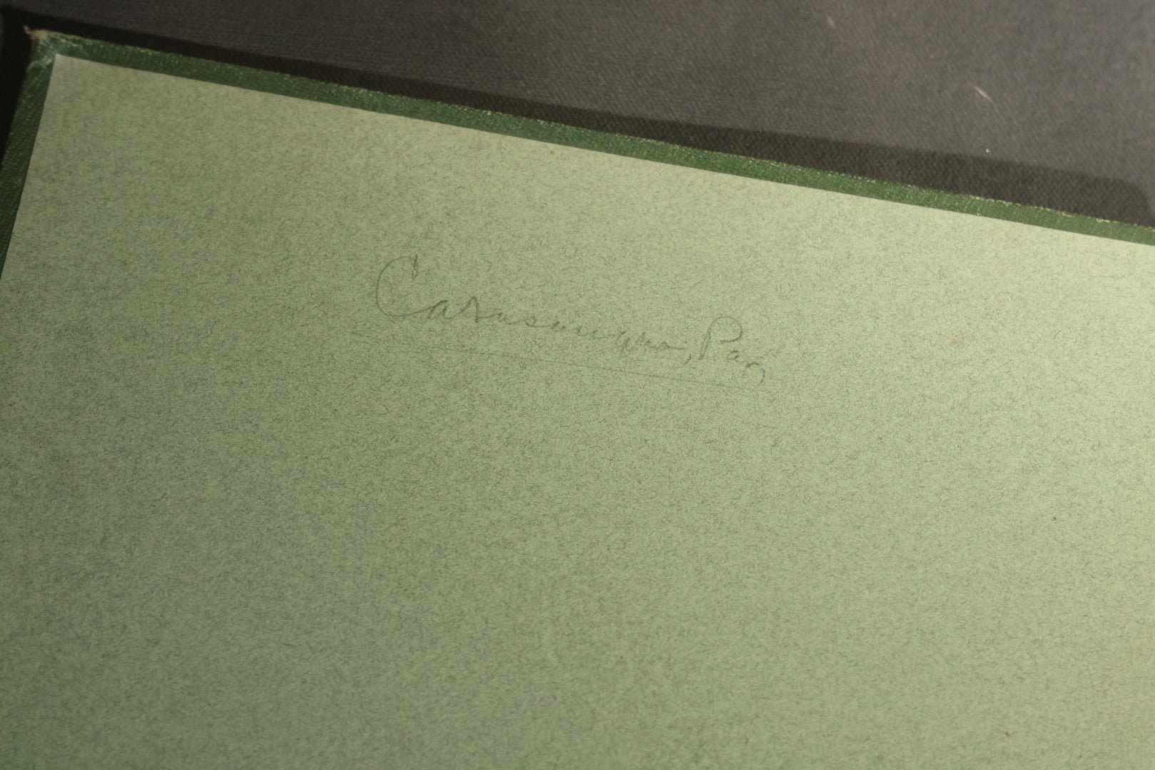 Antique 1904 All-Girls School Yearbook with Gilt Monogram, Green Cloth Binding, Photographic Plates, Philadelphia, Pennsylvania Area