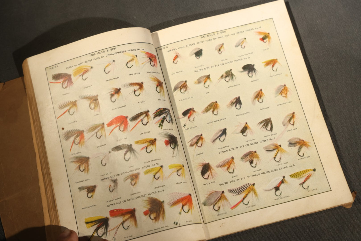 Antique William Mills & Son "Fishing Tackle Exclusively" Catalog 126, Sole Agents for H.L. Leonard Split Bamboo Rods, 21 Park Place, New York, Copyright 1926