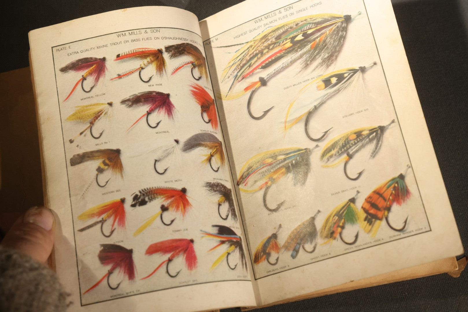 Antique William Mills & Son "Fishing Tackle Exclusively" Catalog 126, Sole Agents for H.L. Leonard Split Bamboo Rods, 21 Park Place, New York, Copyright 1926