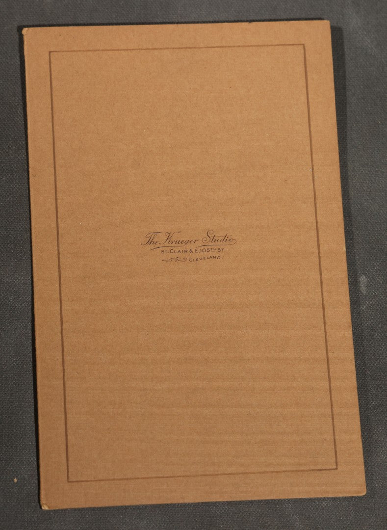 Trio of Antique Photographs of Dancers in Costume Including a Photograph from the Krueger Studio, Cleveland, Ohio