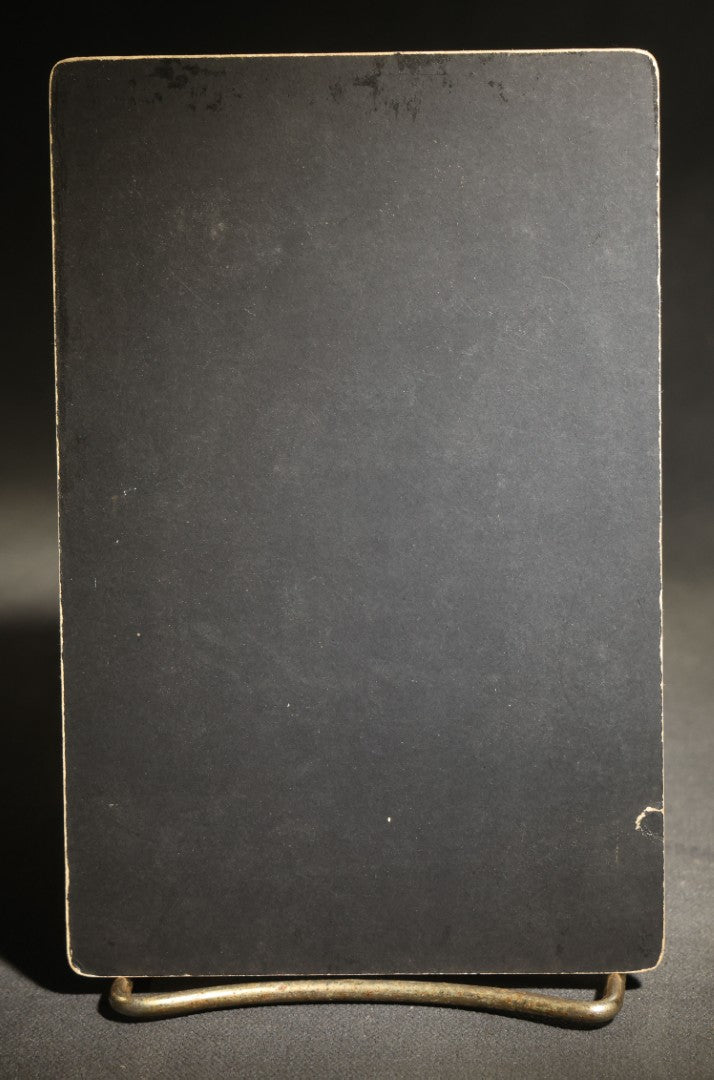 Antique Memorial Cabinet Card for Clara B. Barton, Died December 12, 1893, Aged 20 Years, 11 Months, 27 Days, with Open Bible, Dove, and Verse