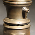 Lot 033 - Antique Auto-Lite Brass Carbide Lamp, Patented, Manufactured by Universal Lamp Co., Made in U.S.A.