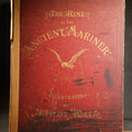 Lot 037 - "The Rime of the Ancient Mariner" Antique Illustrated Book by Samuel Taylor Coleridge, Illustrated by Gustave Dore, with Albatross Cover Design, 14-3/4" L x 18-5/8" H