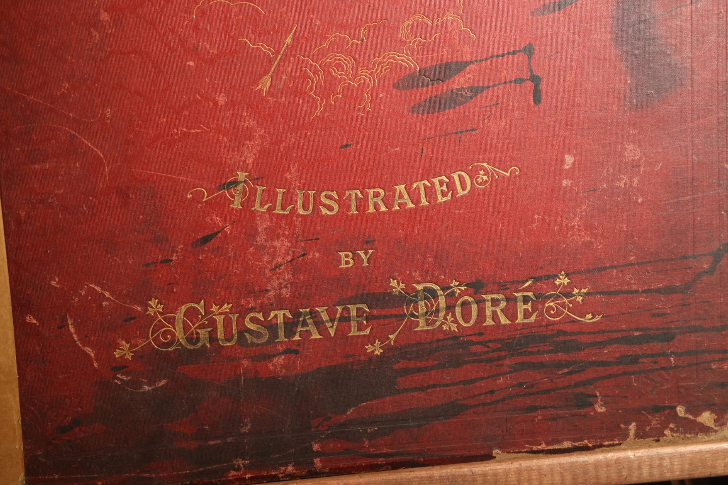 "The Rime of the Ancient Mariner" Antique Illustrated Book by Samuel Taylor Coleridge, Illustrated by Gustave Dore, with Albatross Cover Design