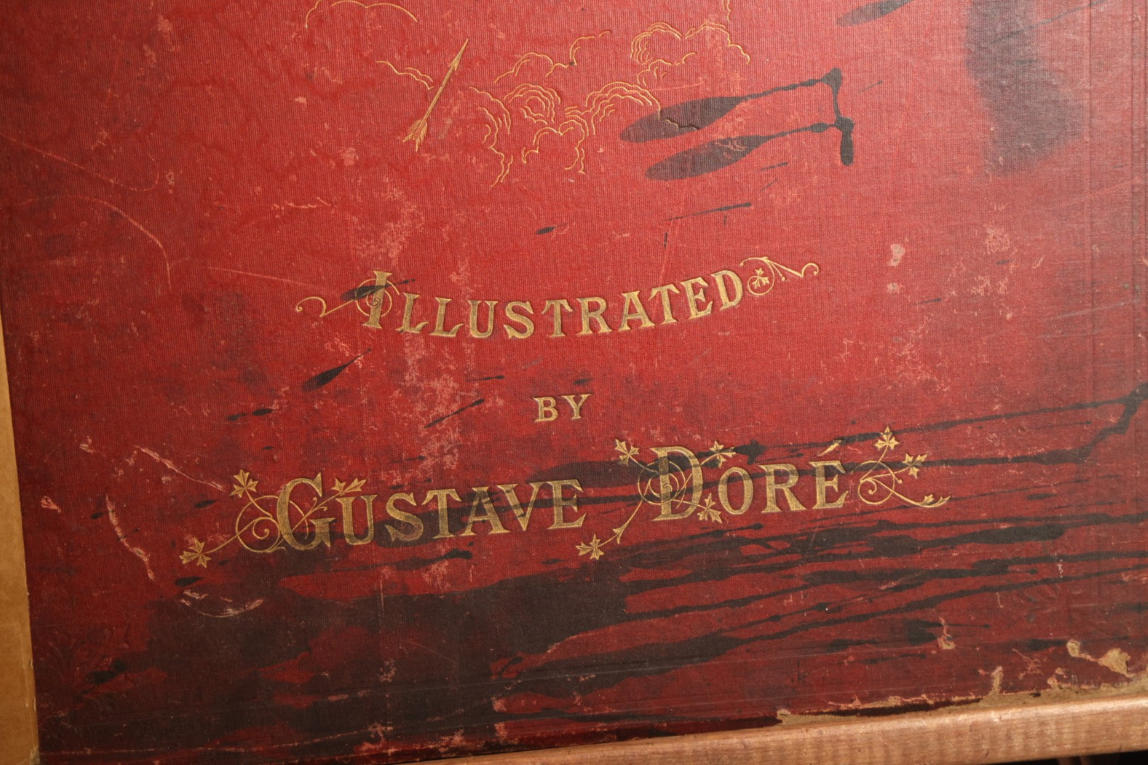 "The Rime of the Ancient Mariner" Antique Illustrated Book by Samuel Taylor Coleridge, Illustrated by Gustave Dore, with Albatross Cover Design