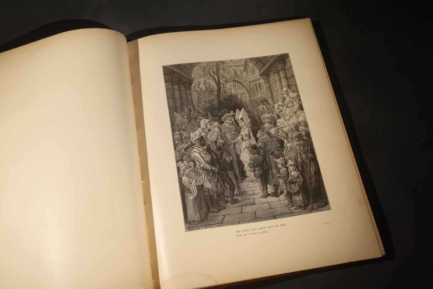 "The Rime of the Ancient Mariner" Antique Illustrated Book by Samuel Taylor Coleridge, Illustrated by Gustave Dore, with Albatross Cover Design