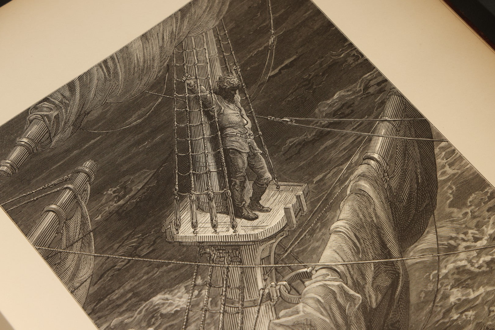 "The Rime of the Ancient Mariner" Antique Illustrated Book by Samuel Taylor Coleridge, Illustrated by Gustave Dore, with Albatross Cover Design