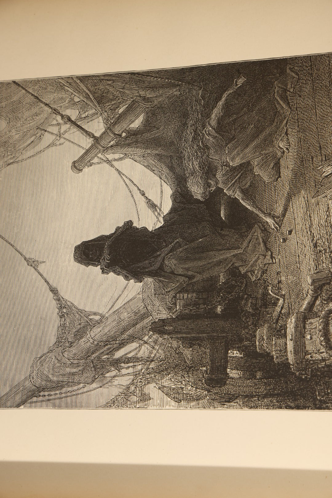 "The Rime of the Ancient Mariner" Antique Illustrated Book by Samuel Taylor Coleridge, Illustrated by Gustave Dore, with Albatross Cover Design