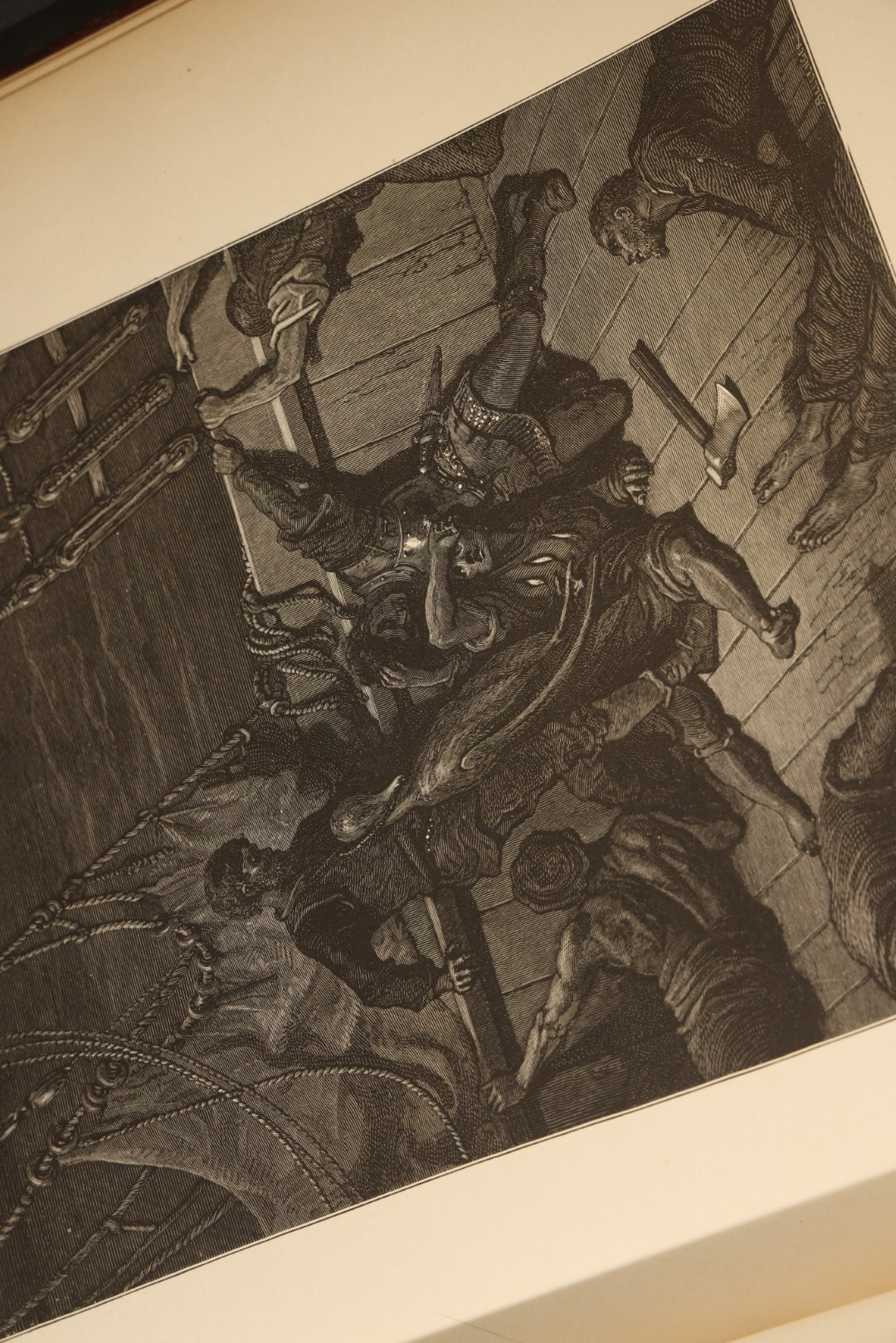 "The Rime of the Ancient Mariner" Antique Illustrated Book by Samuel Taylor Coleridge, Illustrated by Gustave Dore, with Albatross Cover Design