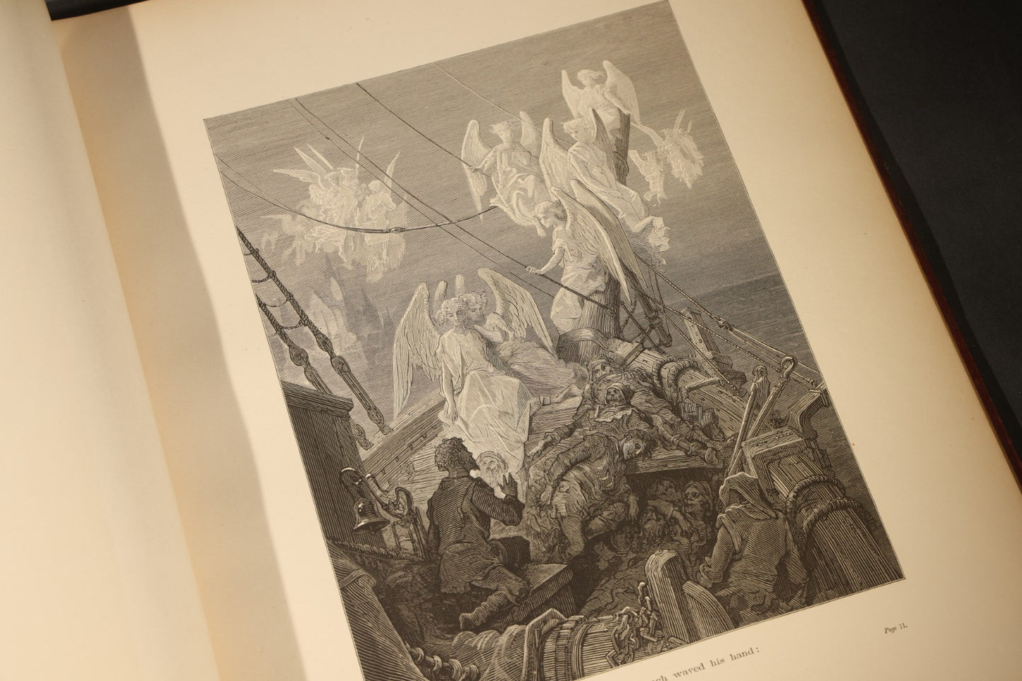 "The Rime of the Ancient Mariner" Antique Illustrated Book by Samuel Taylor Coleridge, Illustrated by Gustave Dore, with Albatross Cover Design