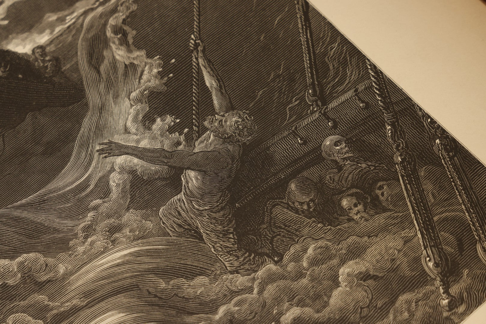 "The Rime of the Ancient Mariner" Antique Illustrated Book by Samuel Taylor Coleridge, Illustrated by Gustave Dore, with Albatross Cover Design