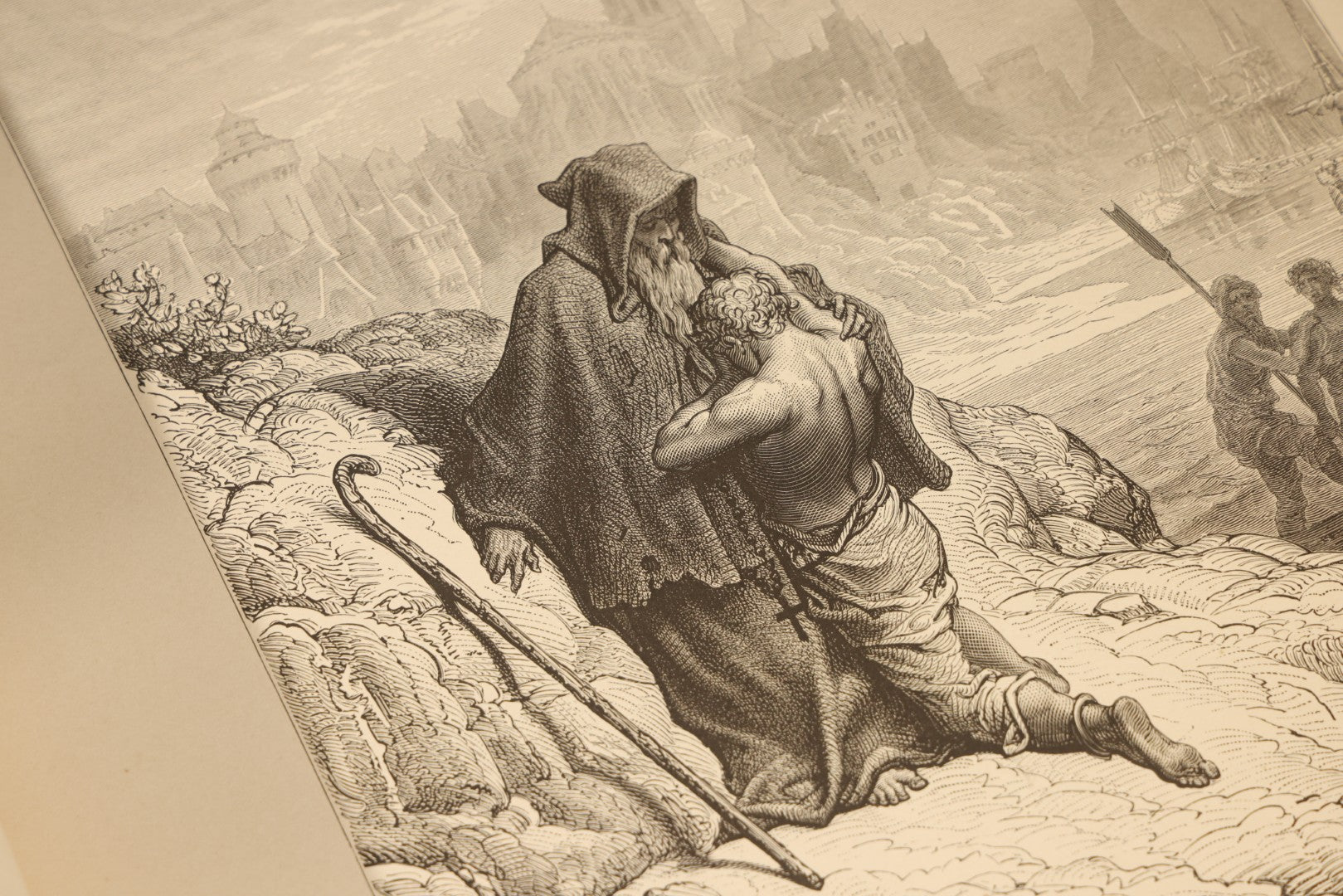 "The Rime of the Ancient Mariner" Antique Illustrated Book by Samuel Taylor Coleridge, Illustrated by Gustave Dore, with Albatross Cover Design