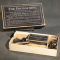 Lot 114 - Antique "the Photoscript" Complete Printing Outfit for Titling and Numbering Photographic Negatives with Metal-Bodied Rubber Type, Patented 1884-1885, in Original Box