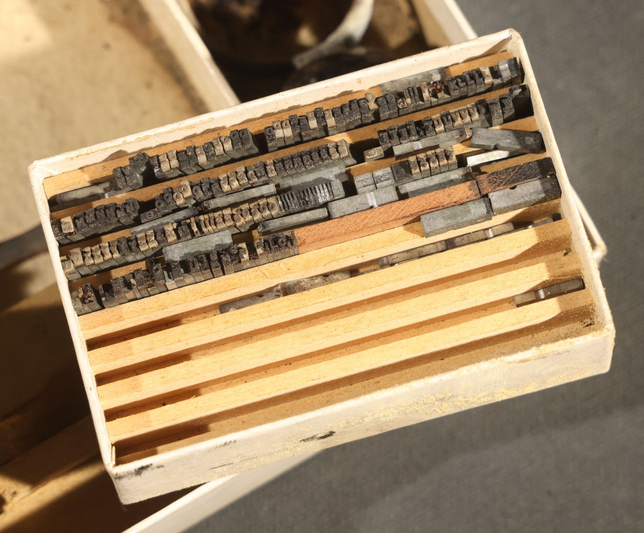 Antique "the Photoscript" Complete Printing Outfit for Titling and Numbering Photographic Negatives with Metal-Bodied Rubber Type, Patented 1884-1885, in Original Box