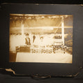 Lot 126 - Antique Board-Mounted Occupational Photograph of W. Clinton Welch, Sr. and Annie Goodsell Selling Honey at the Danbury Fair, Coleytown, Westport, Connecticut, Circa 1900