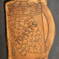 Lot 136 - "Toasts" Antique Leather-Covered Stein-Shaped Novelty Book Compiled by W.M. Rhoads, Drawings by Clare Victor Dwiggins, Published by the Penn Publishing Company, Philadelphia, Pennsylvania, 1904