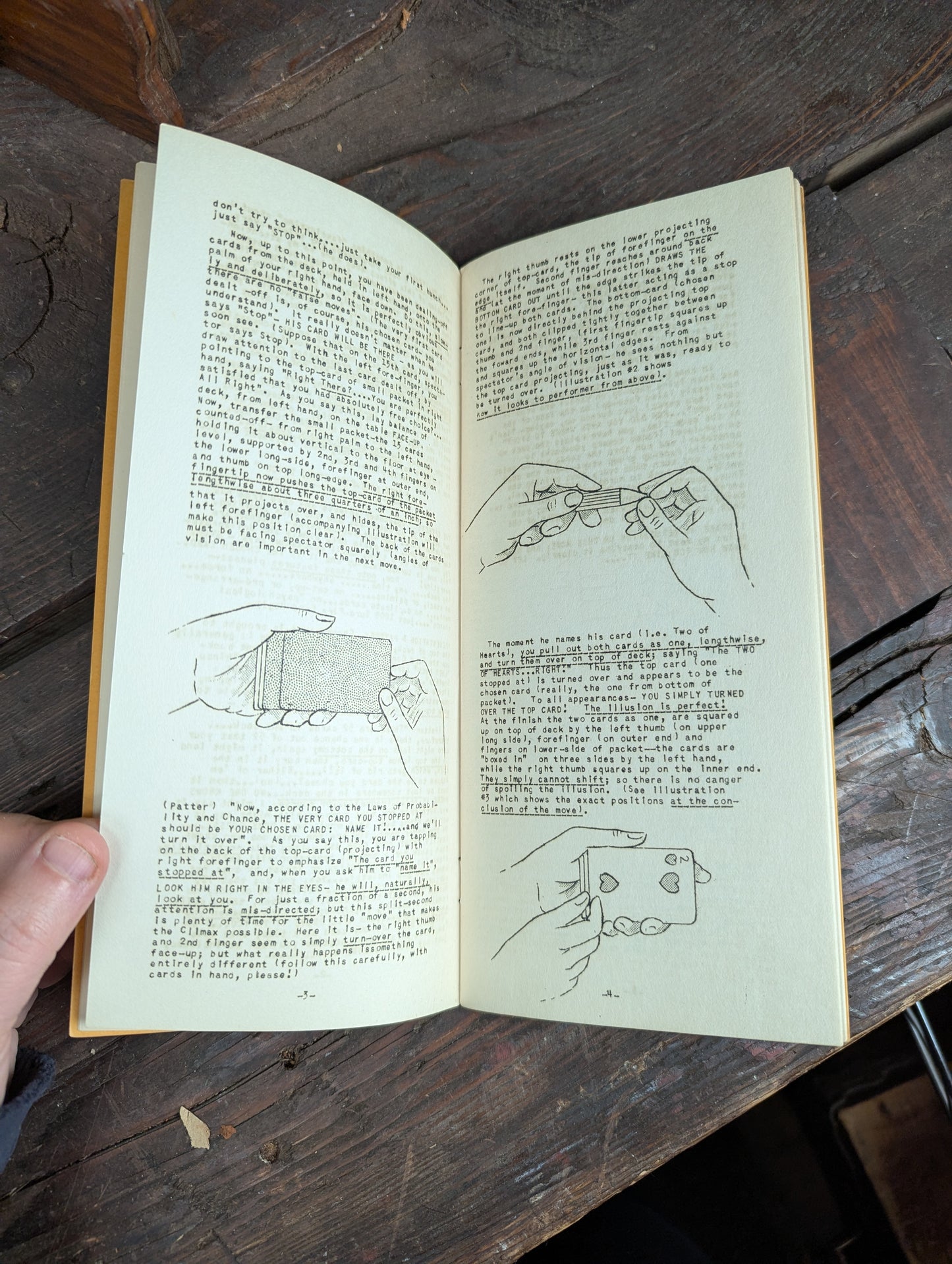 Lot 103 - Grouping Of Vintage Magic Ephemera Including Card Trick Booklets, Sleight Of Hand Booklet, Etc. 8+ Pieces