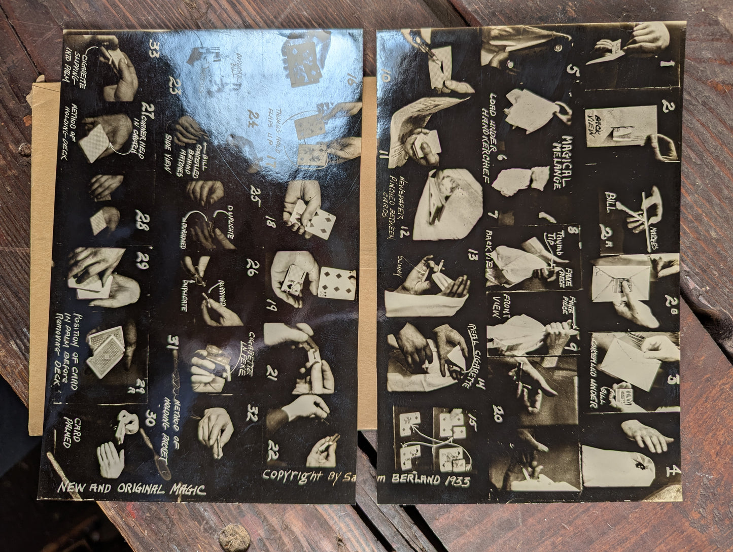 Lot 103 - Grouping Of Vintage Magic Ephemera Including Card Trick Booklets, Sleight Of Hand Booklet, Etc. 8+ Pieces