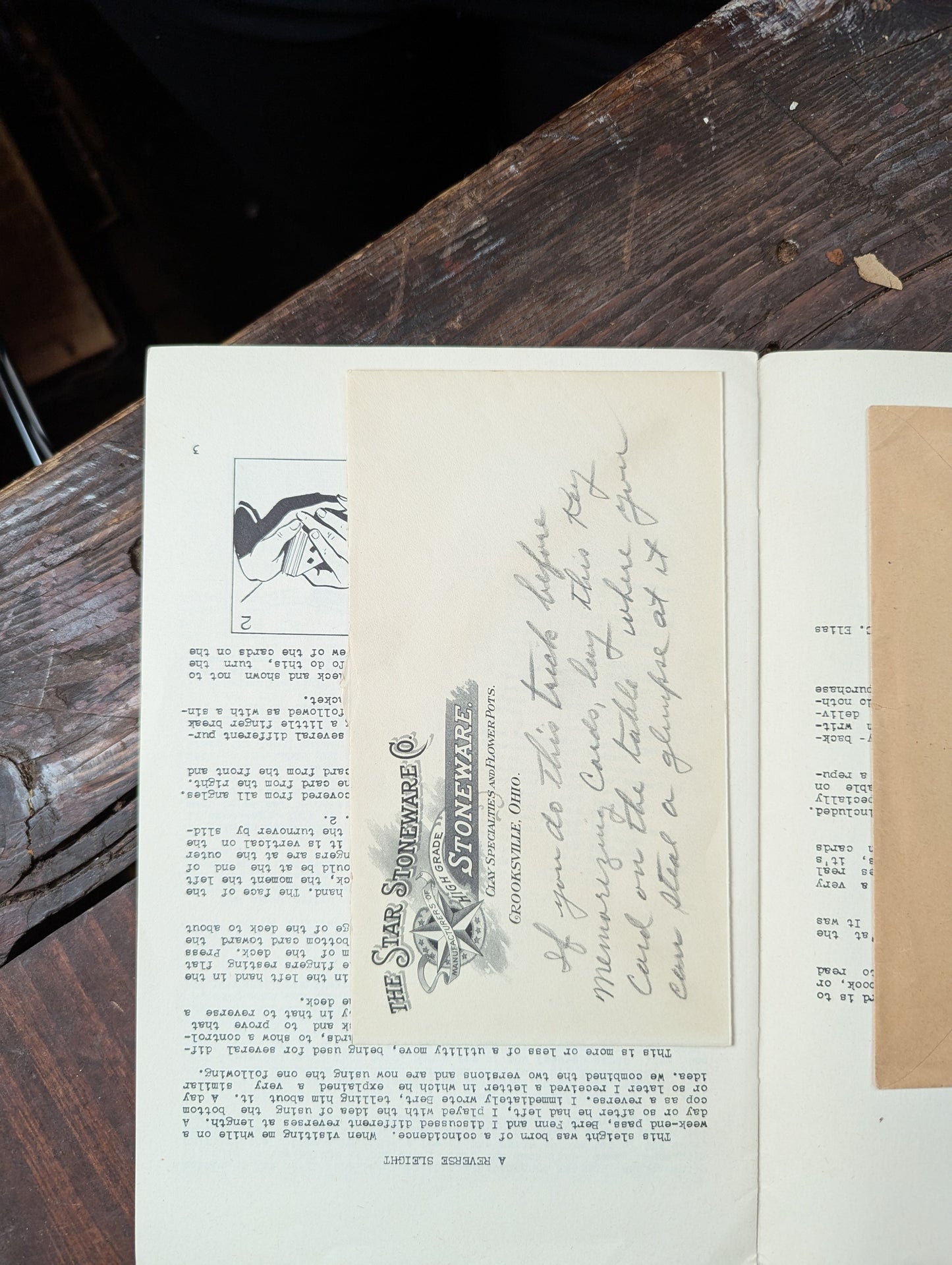 Lot 103 - Grouping Of Vintage Magic Ephemera Including Card Trick Booklets, Sleight Of Hand Booklet, Etc. 8+ Pieces