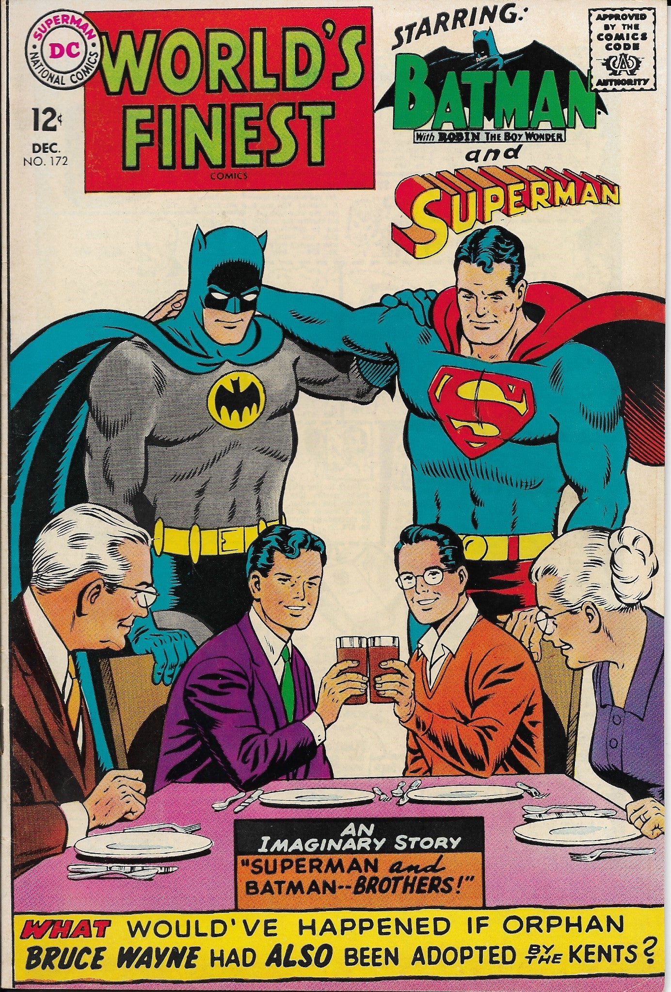 World's Finest No. 172 Starring Batman and Superman, DC Comics, December 1967