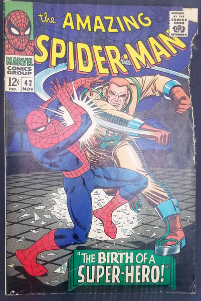 The Amazing Spiderman No. 42, "The Birth of a Super-Hero," Marvel Comics, November 1966