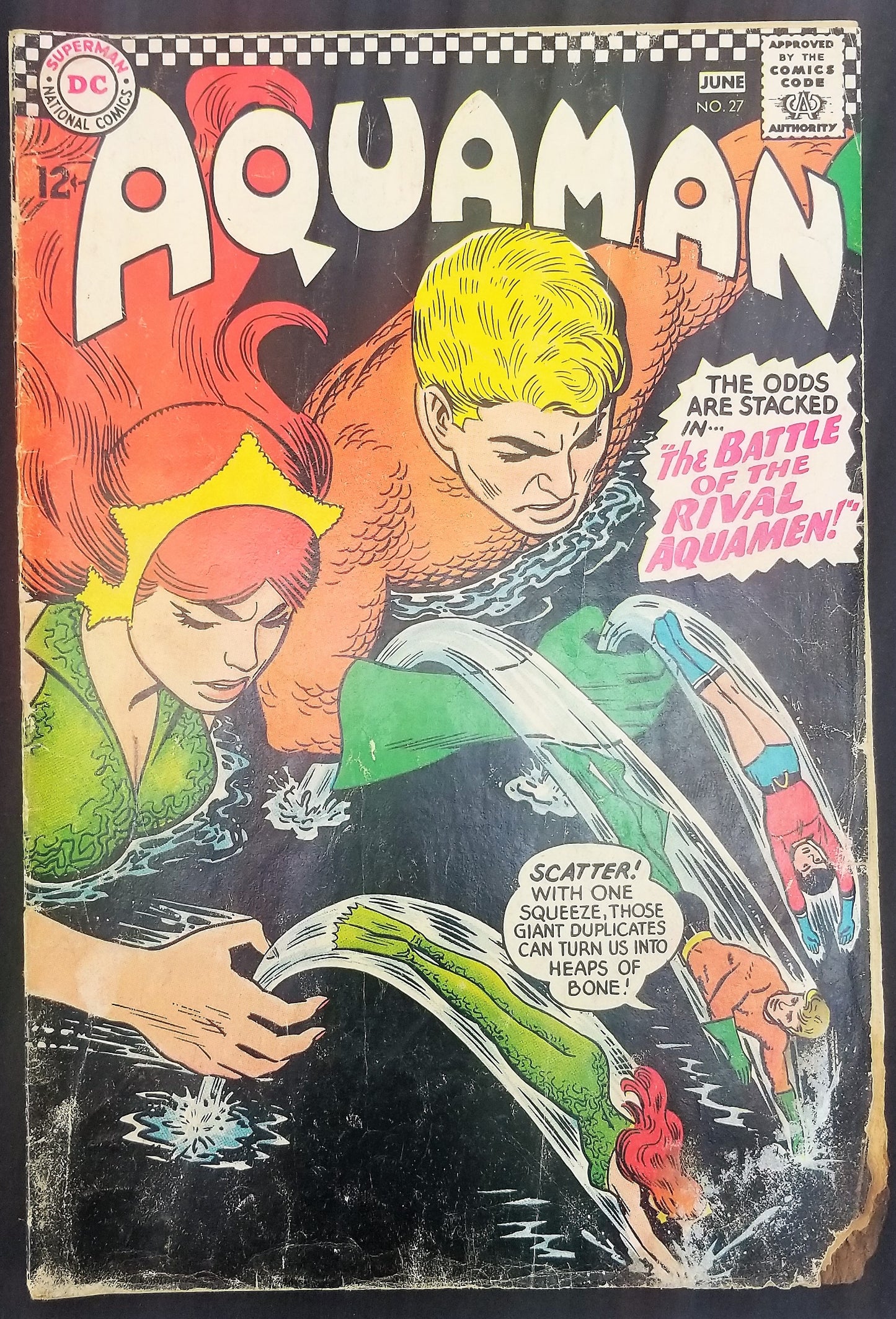 Aquaman No. 27, "The Battle of the Rival Aquamen," DC Comics, June 1966