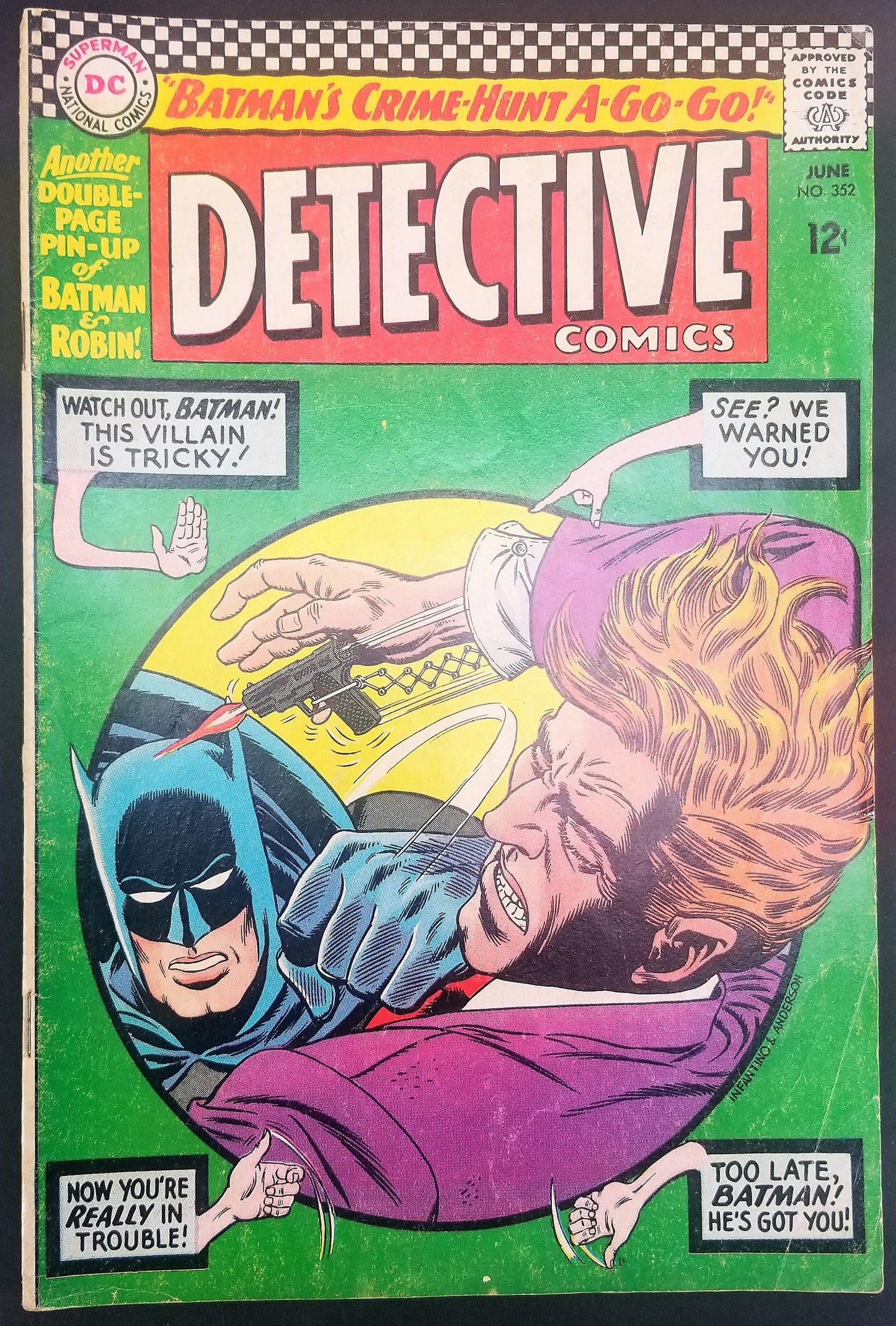 Detective Comics No. 352, Starring Batman, DC Comics, June 1966
