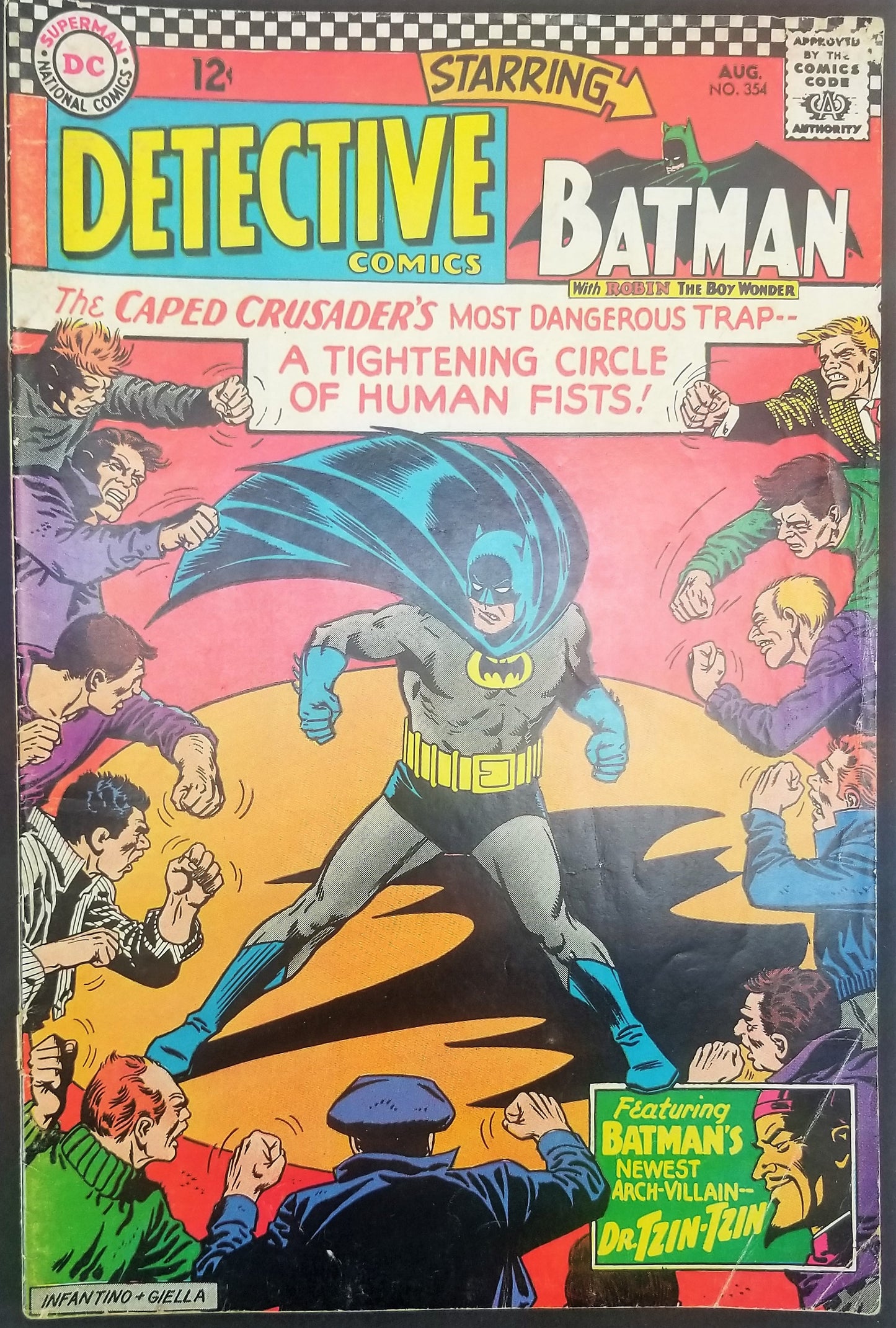 Detective Comics No. 354, Starring Batman, DC Comics, August 1966