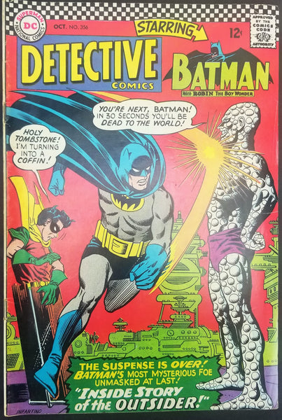 Detective Comics No. 356, Starring Batman, DC Comics, October 1966