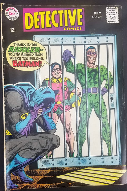 Detective Comics No. 377, Starring Batman, DC Comics, July 1968