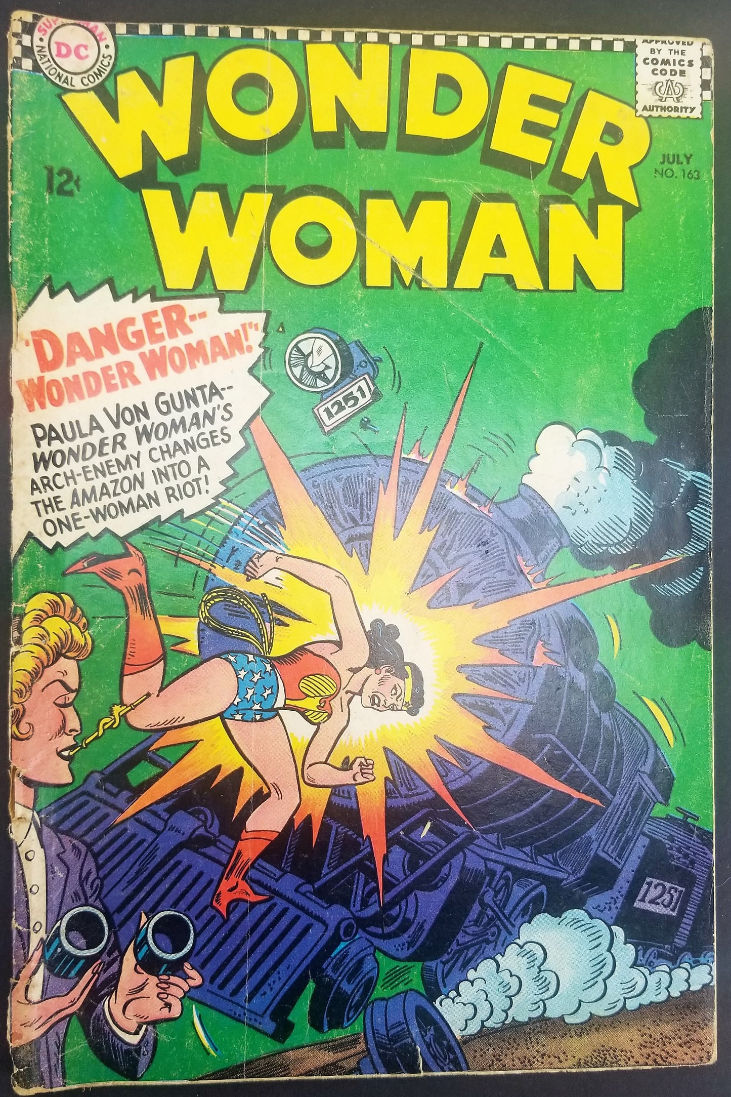 Wonder Woman No. 163, "Danger--Wonder Woman!" DC Comics, July 1966