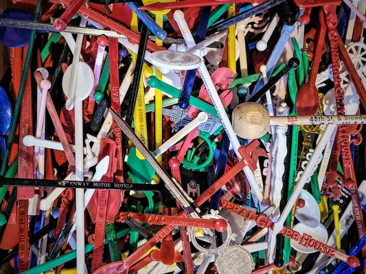 Assorted Vintage Swizzle Stick Cockatil Stirrers