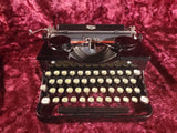Royal Model O "Gull-Wing" Manual Portable Typewriter with Case, 1934